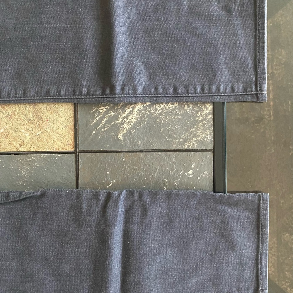 7 For All Mankind Gray Distressed Slim Jeans - Picture 6 of 13